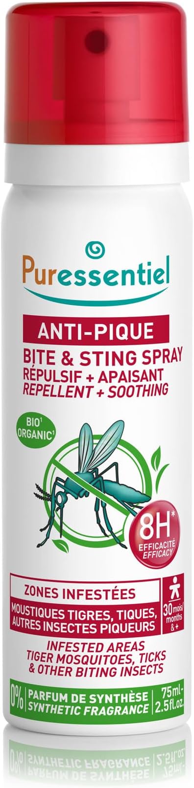 Puressentiel Spray répulsif anti-moustiques 75 ml