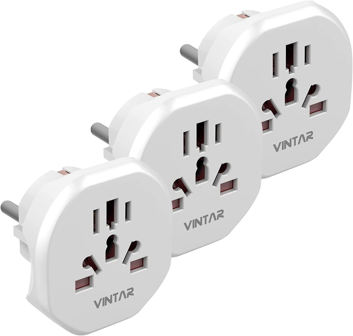 VINTAR – Adaptateurs de voyage internationaux (lot de 3)