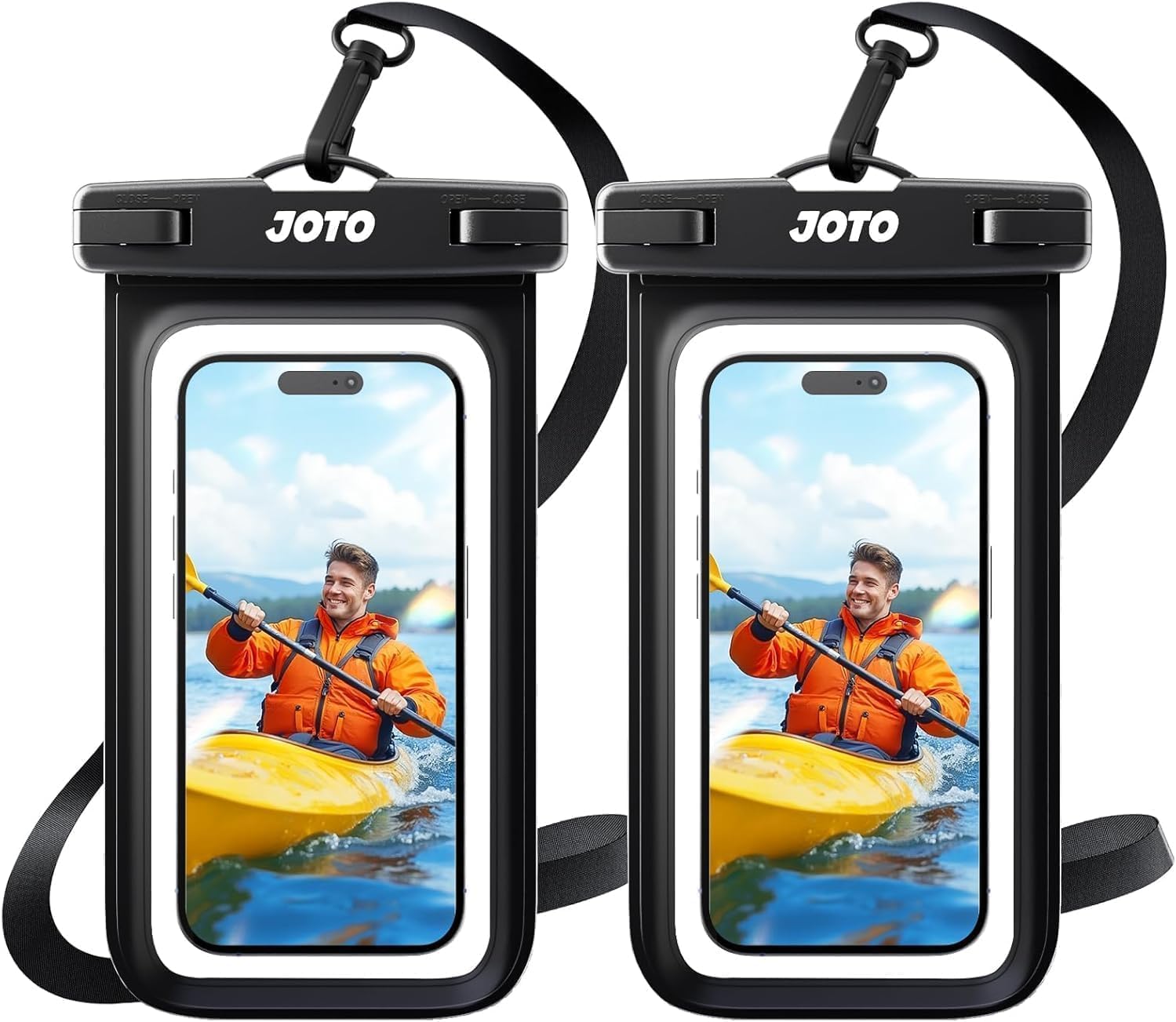 JOTO – Pochettes étanches smartphone IPX8 (lot de 2)