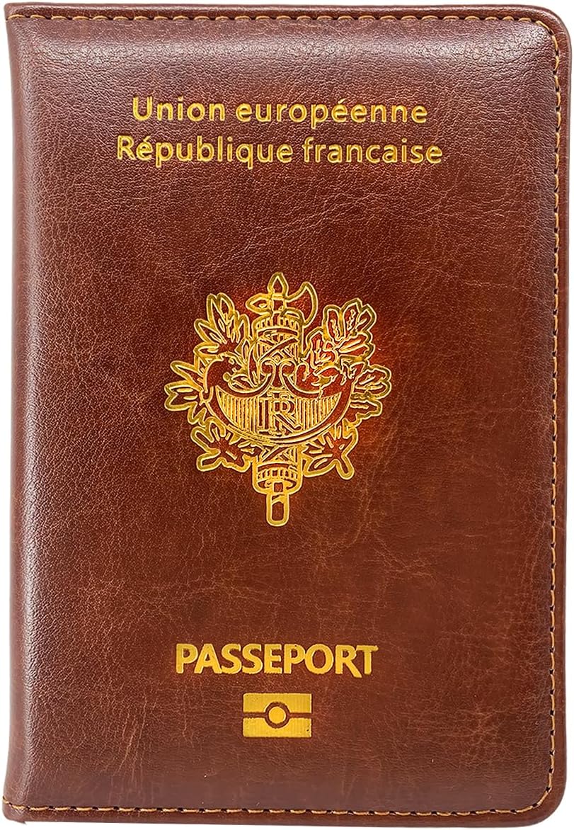 EASYLAVIE – Protège-passeport simili-cuir