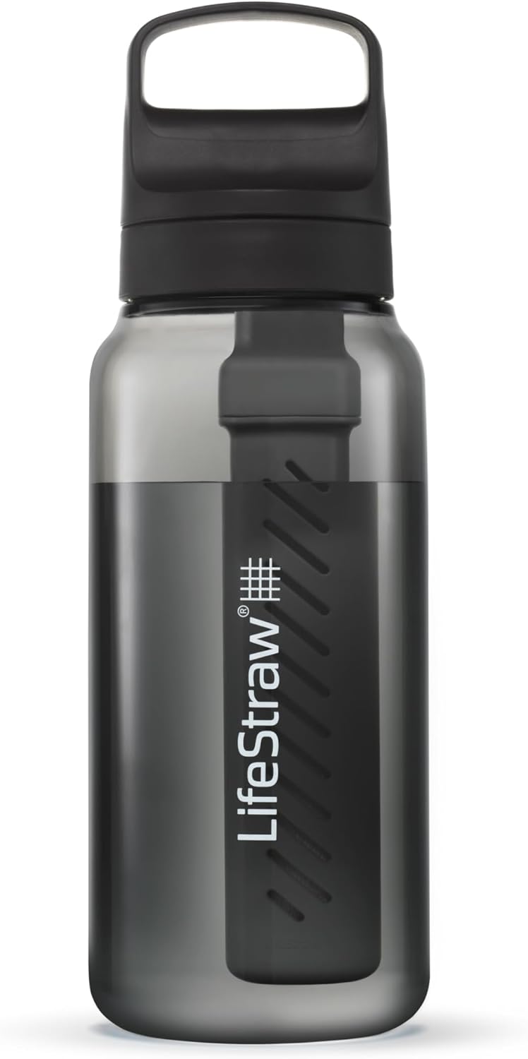 LifeStraw Go Series – Gourde filtrante 1 L (sans BPA, Nordic Black)