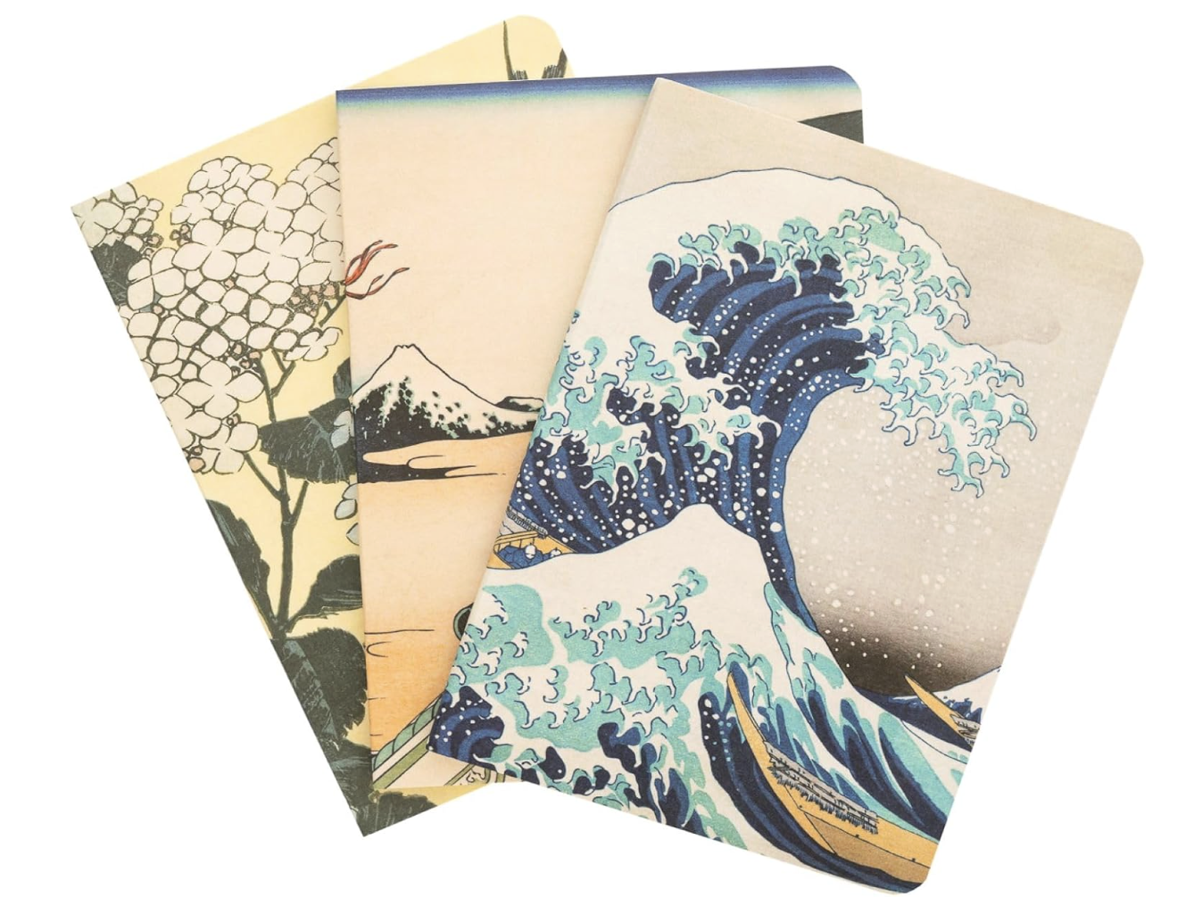 Carnets de voyage Hokusai (lot de 3, A6)